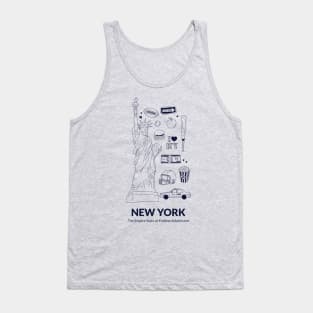 NEW YORK: The Empire State of Endless Adventure Tank Top